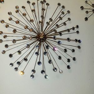 Glam metal wall hanging